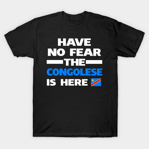 Congolese Here Democratic Republic Congo T-Shirt by lubashantae